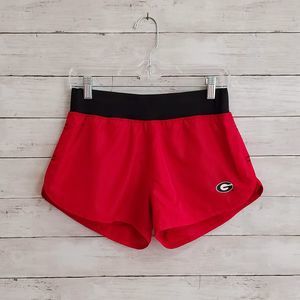 Colosseum UGA Mesh Athletic Shorts (Red)